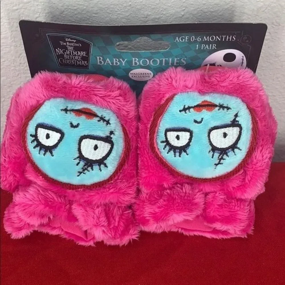 Nightmare Before Christmas Sally 0-6 month Baby‎ Slippers Booties